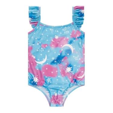 Imagem de Maiô Infantil Mamãe Criança Proteção Uv 50 Praia Verão Sorve - anjo da