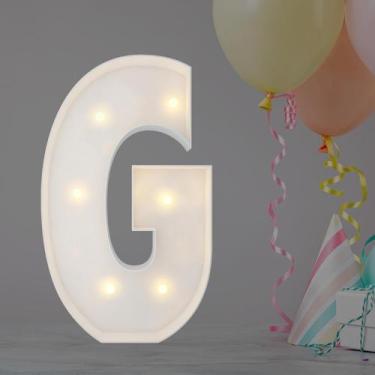 Imagem de Balão de mosaico Marquee Light Up Letters JoyBox Design 60 cm G