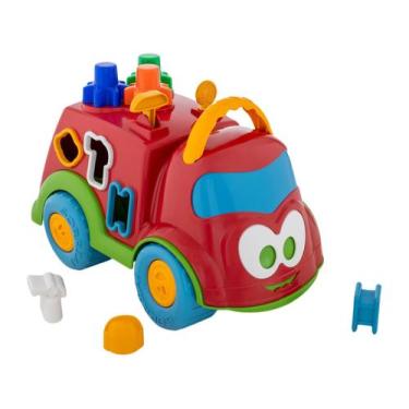 Imagem de Caminhão Tópi Bombeirinho c/ Blocos de Encaixe - Cardoso - Cardoso Toy