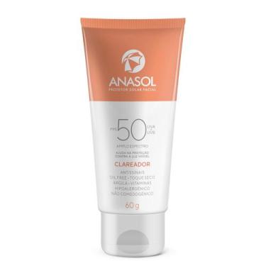 Imagem de Protetor solar facial ANASOL FPS 50 clareador 60gr
