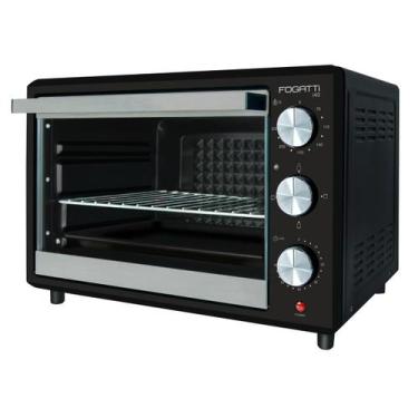 Imagem de Forno Elétrico de Bancada de 40 Litros Fogatti i40 Preto, 110V