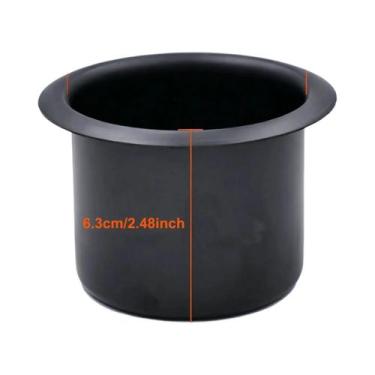 Imagem de Suporte De Copo Portátil E Durável Em Liga De Alumínio 80mm Para Barco