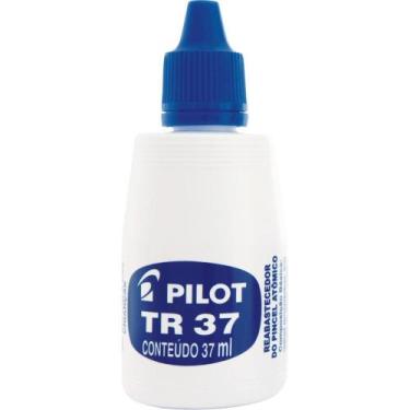 Imagem de Tinta Marcador Permanente Reabastecedor 037ML Azul Caixa com 12 - Pilo