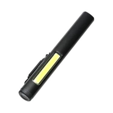 Imagem de Lanterna LED Mini Portátil Com Luz Lateral COB, Ímã Na Base, Recarregá