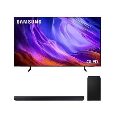 Imagem de Smart TV 4K Samsung OLED 65" Polegadas + Soundbar Samsung Série Q com 3.1.2 canais HW-Q600H