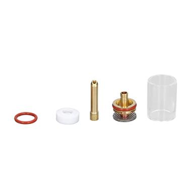 Imagem de Bico do soldador, resistente a altas temperaturas Boa combinação com filtro integrado TIG para tocha de soldagem e pinça de soldador para 2.4 MM WP-17/18/26