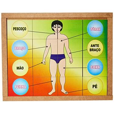 Imagem de Quebra-Cabeça Corpo Humano Carlu Brinquedos