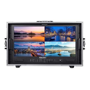 Imagem de SEETEC ATEM215S-CO 21,5" Monitor de diretor de várias câmeras portáteis 43G-SDI HDMI Full HD 1920x1080 com capa de alumínio portátil