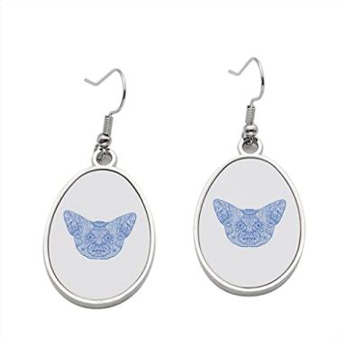 Imagem de Fennec Brinco de mandala com cabeça de raposa – Brincos com pingente para meninas – Presente de festa de aniversário dos namorados