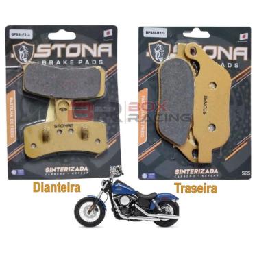 Imagem de Kit pastilha freio Stona D/T FXDB Dyna Street Bob 1690 2017