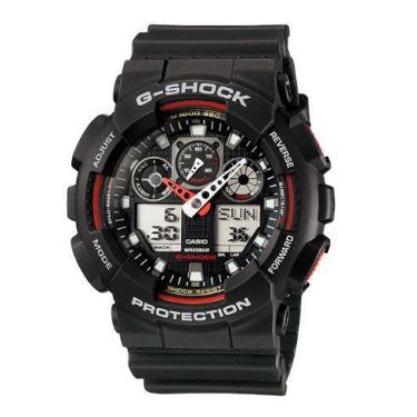 Imagem de Relógio Casio Masculino G-Shock  Ga-100-1A4dr Prova Dagua Garantia De
