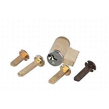 Imagem de Schlage Cilindro Comercial 40100F626 com Várias Tailpieces F Keyway Acabamento Cromado Acetinado 0-bit