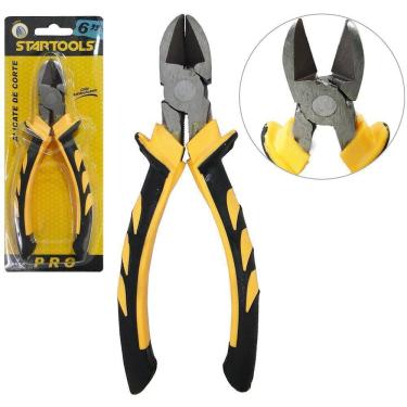 Imagem de Alicate De Corte Diagonal 6``Cabo Emborrachado Amarelo/Preto