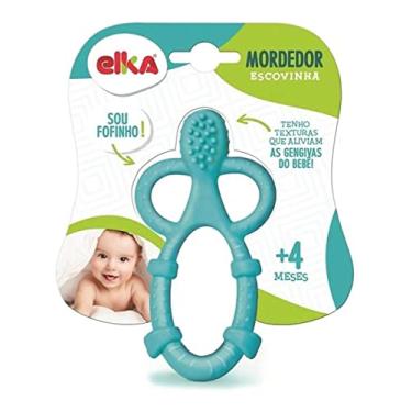 Imagem de Elka Mordedor Escovinha Azul/Roxo