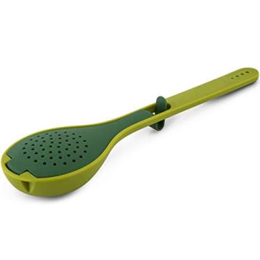 Imagem de Colher Culinária Cozinha com Infusor P/Temperos e Chá 28 Cm