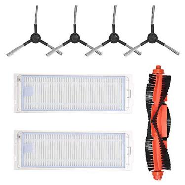 Imagem de Aibecy Acessório de substituição de vácuo Escova principal e escova lateral e filtro Escovas de aspirador de pó de qualidade Robô de qualidade Vassoura Kit de substituição para MIJIA STYJ02YM