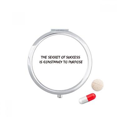 Imagem de Caixa de comprimidos com citação Constancy to Purpose Porta-remédios