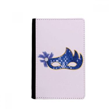 Imagem de Carteira Blue Head Happy Carnival Of Venice Porta-passaporte Notecase Burse Carteira porta-cartões