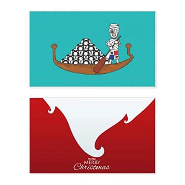 Imagem de Barco de Madeira Panamá, Múmia Futebol Barco, Feriado, Feliz Natal, Cartão de Parabéns, Mensagem de Letras de Natal