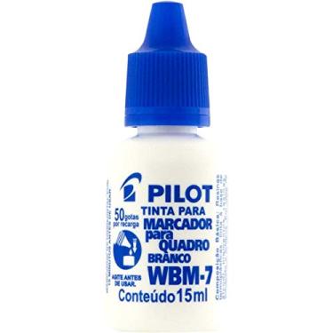 Imagem de Tinta Marcador Quadro Branco Reabastecedor Wbm-7 Azul 15ml - Caixa com 12, Pilot, 1060010CX012AZ, Azul