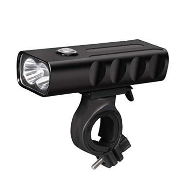 Imagem de Farol dianteiro de bicicleta BX2 com carregamento USB e luz de LED para guidão (3 horas, contas de lâmpada T6), MonsterAmy