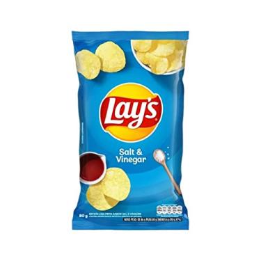 Imagem de Lays Sal e Vinagre Elma Chips Médio Kit 12 Pacotes