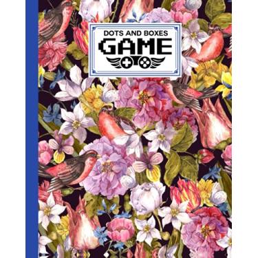 Imagem de Dots And Boxes Game: Premium Floral Cover Dots And Boxes Game, A Classic Strategy Game - Large and Small Playing Squares, 120 Pages, size 8" x 10" by Teresa Ford
