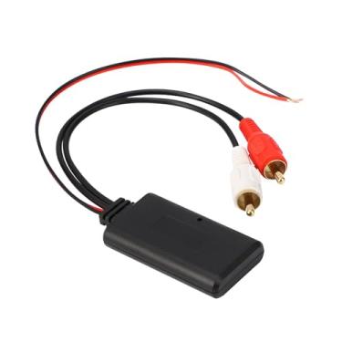 Imagem de gazechimp Módulo de carro rca cabo de áudio rca aux cabo de áudio durável universal para carro aux alto-falante automotivo 2rca aux cabos adaptador de música