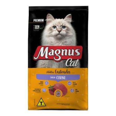 Imagem de Ração Para Gato Adulto Castrado Magnus Carne 2.5KG