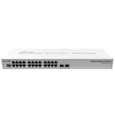 Imagem de Switch Mikrotik Router - 24 Portas Gigabit - 2 Portas SFP+ RouterOS ou SwitchOS - CRS326-24G-2S+RM