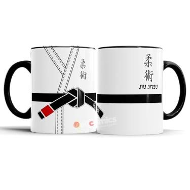 Imagem de Caneca Artes Marciais Kimono Jiu Jitsu Faixa Preta