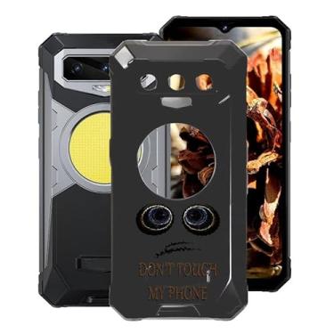 Imagem de KJYFOANI Capa para Fossibot F102, capa de proteção antiarranhões contra quedas de 360°, capa de silicone macio ultrafina e fina para Fossibot F102 (6,6 polegadas) - Não toque