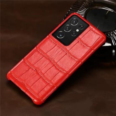 Imagem de Capa de couro fosco para telefone, para Samsung Galaxy S21 Ultra S20 FE S10 S21 Plus Note 20 Ultra A71 A72 A51 A52, vermelho 3, para A52 (4G,5G)