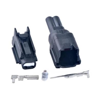 Imagem de Sonda de radar de inversão de carro de 2 pinos se/nsor velocidade da roda ABS se/nsor p/lug 27540XA00A 7282-7770-40 7183-7770-40(Black female male)