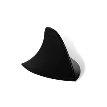 Imagem de Antena Tubarão Shark Preta Decorativa Para Teto de Carro Veículo Universal Parte Meio do Teto Cor Preta.