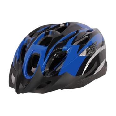 Imagem de kowaku Capacete de bicicleta Mountain Road Bike Capacete de bicicleta com ventilação de absorção de choque Capacete de bicicleta Capacete de ciclismo para, AZUL