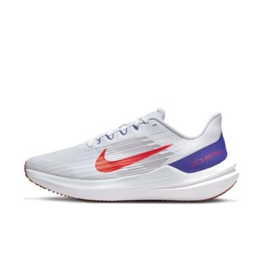 Imagem de Nike Tênis masculino Air Winflo 9, Futebol cinza Concord Cinnabar Bright Crimson, 45