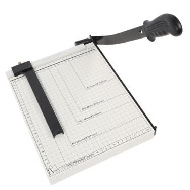 Imagem de Cortador de Papel A4, Cortador de Papel Guilhotina Resistente, Cortador de Papel Profissional, Cortador de Papel para Escritório, Escola Doméstica, para Papel Artesanal, Cupom,