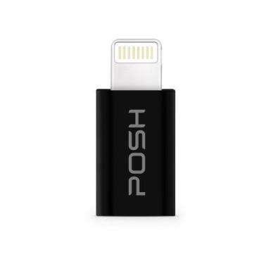 Imagem de Adaptador Conversor Lightning Micro USB carrega transfere sincroniza d