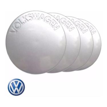Imagem de Jogo 4 Calota Meio Centro Roda Orbital Liga Leve VW Volkswagen Santana