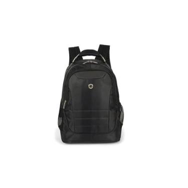 Imagem de Mochila Executiva Laptop Preta Polo King, Preto