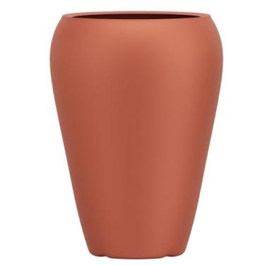 Imagem de Vaso Vietnamita Fibra De Vidro Decorativo Tóquio M 62cm (Terracota Fosco)