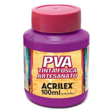 Imagem de Tinta Pva Fosca para Arte e Artesanato Acrilex 100ml - Cores Diversas,