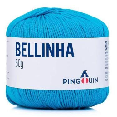 Imagem de Linha Bellinha 50g - Pingouin, 9584 TURQUESA REDE