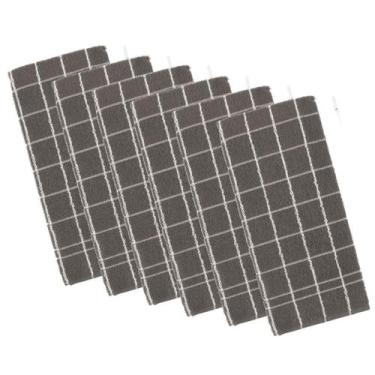 Imagem de Kit 6 Panos de Prato Teka Chef Premium Atoalhado 100% Algodão 45 x 70c
