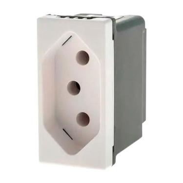 Imagem de Modulo Pial Plus Tomada 10A Branco Borne Automático