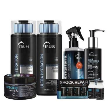 Imagem de Kit truss ultra hydration + tratamento home care 6 produtos