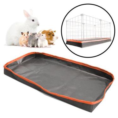 Imagem de Bandeja Higiênica Impermeável para Cercado 30x60 Nylon Preto com Viés 