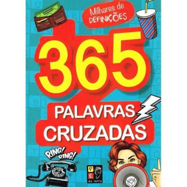 Imagem de 365 palavras cruzadas pé da letra - capa azul