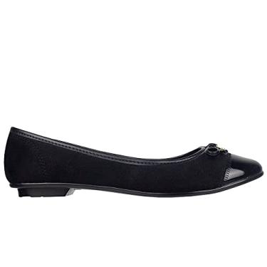 Imagem de Sapatilha Moleca R..5027-1428 Cor:Preto;Tamanho:39;Gênero:Feminino